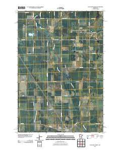 Clontarf North Minnesota Historical topographic map, 1:24000 scale, 7.5 X 7.5 Minute, Year 2010