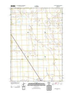 Clontarf North Minnesota Historical topographic map, 1:24000 scale, 7.5 X 7.5 Minute, Year 2013