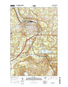 Cloquet Minnesota Current topographic map, 1:24000 scale, 7.5 X 7.5 Minute, Year 2016