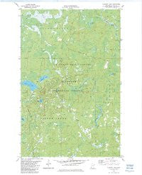 Cloquet Lake Minnesota Historical topographic map, 1:24000 scale, 7.5 X 7.5 Minute, Year 1982