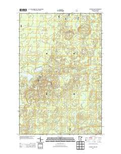 Cloquet Lake Minnesota Historical topographic map, 1:24000 scale, 7.5 X 7.5 Minute, Year 2013