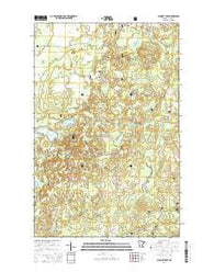 Cloquet Lake Minnesota Current topographic map, 1:24000 scale, 7.5 X 7.5 Minute, Year 2016