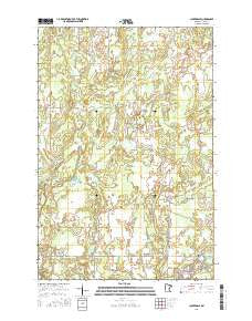 Cloverdale Minnesota Current topographic map, 1:24000 scale, 7.5 X 7.5 Minute, Year 2016