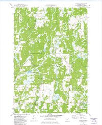 Cloverdale Minnesota Historical topographic map, 1:24000 scale, 7.5 X 7.5 Minute, Year 1981