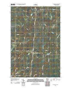 Cloverton Minnesota Historical topographic map, 1:24000 scale, 7.5 X 7.5 Minute, Year 2010
