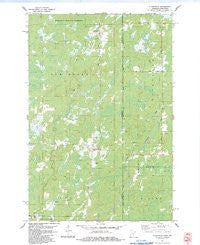 Cloverton Minnesota Historical topographic map, 1:24000 scale, 7.5 X 7.5 Minute, Year 1983