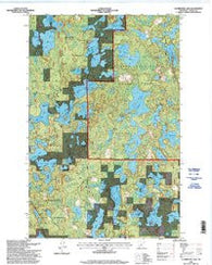 Clubhouse Lake Minnesota Historical topographic map, 1:24000 scale, 7.5 X 7.5 Minute, Year 1996