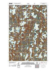 Clubhouse Lake Minnesota Historical topographic map, 1:24000 scale, 7.5 X 7.5 Minute, Year 2011