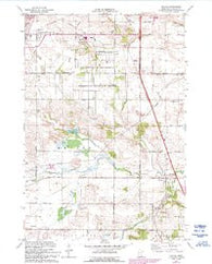Coates Minnesota Historical topographic map, 1:24000 scale, 7.5 X 7.5 Minute, Year 1974