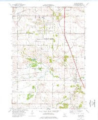 Coates Minnesota Historical topographic map, 1:24000 scale, 7.5 X 7.5 Minute, Year 1974