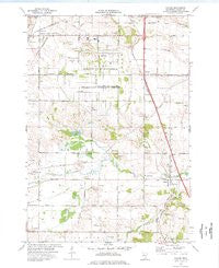 Coates Minnesota Historical topographic map, 1:24000 scale, 7.5 X 7.5 Minute, Year 1974
