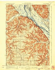 Cochrane Wisconsin Historical topographic map, 1:62500 scale, 15 X 15 Minute, Year 1937