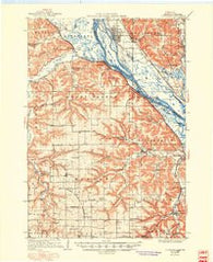 Cochrane Wisconsin Historical topographic map, 1:62500 scale, 15 X 15 Minute, Year 1937