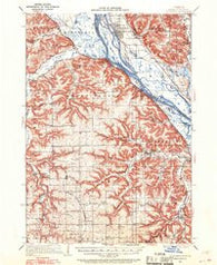 Cochrane Wisconsin Historical topographic map, 1:62500 scale, 15 X 15 Minute, Year 1934