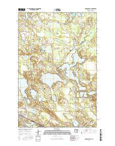 Cohasset East Minnesota Current topographic map, 1:24000 scale, 7.5 X 7.5 Minute, Year 2016