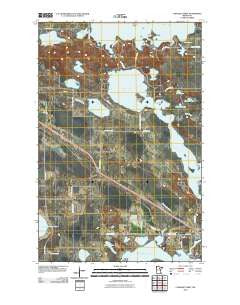 Cohasset West Minnesota Historical topographic map, 1:24000 scale, 7.5 X 7.5 Minute, Year 2010