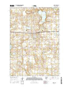 Cokato Minnesota Current topographic map, 1:24000 scale, 7.5 X 7.5 Minute, Year 2016
