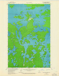Coleman Island Minnesota Historical topographic map, 1:24000 scale, 7.5 X 7.5 Minute, Year 1963
