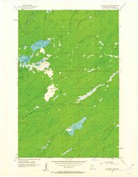 Comstock Lake Minnesota Historical topographic map, 1:24000 scale, 7.5 X 7.5 Minute, Year 1957