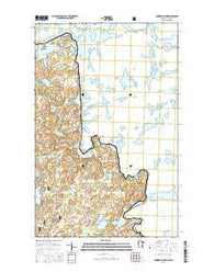 Conners Island Minnesota Current topographic map, 1:24000 scale, 7.5 X 7.5 Minute, Year 2016