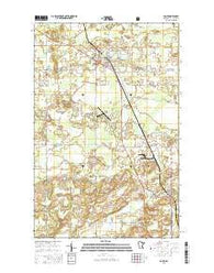 Cook Minnesota Current topographic map, 1:24000 scale, 7.5 X 7.5 Minute, Year 2016