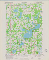 Coon Lake Beach Minnesota Historical topographic map, 1:24000 scale, 7.5 X 7.5 Minute, Year 1974