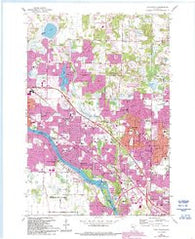 Coon Rapids Minnesota Historical topographic map, 1:24000 scale, 7.5 X 7.5 Minute, Year 1967