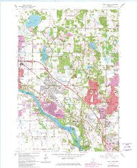 Coon Rapids Minnesota Historical topographic map, 1:24000 scale, 7.5 X 7.5 Minute, Year 1967