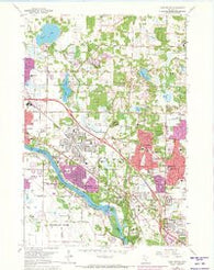 Coon Rapids Minnesota Historical topographic map, 1:24000 scale, 7.5 X 7.5 Minute, Year 1967