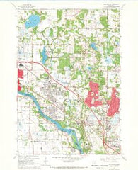 Coon Rapids Minnesota Historical topographic map, 1:24000 scale, 7.5 X 7.5 Minute, Year 1967