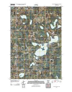 Coon Lake Beach Minnesota Historical topographic map, 1:24000 scale, 7.5 X 7.5 Minute, Year 2010