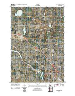 Coon Rapids Minnesota Historical topographic map, 1:24000 scale, 7.5 X 7.5 Minute, Year 2010