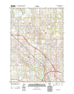 Coon Rapids Minnesota Historical topographic map, 1:24000 scale, 7.5 X 7.5 Minute, Year 2013