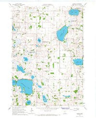 Cordova Minnesota Historical topographic map, 1:24000 scale, 7.5 X 7.5 Minute, Year 1966