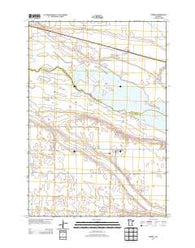 Correll Minnesota Historical topographic map, 1:24000 scale, 7.5 X 7.5 Minute, Year 2013