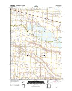 Correll Minnesota Historical topographic map, 1:24000 scale, 7.5 X 7.5 Minute, Year 2013