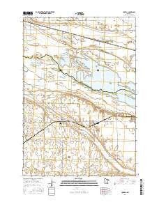 Correll Minnesota Current topographic map, 1:24000 scale, 7.5 X 7.5 Minute, Year 2016