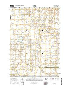 Cosmos Minnesota Current topographic map, 1:24000 scale, 7.5 X 7.5 Minute, Year 2016