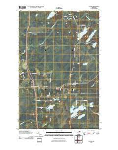 Cotton Minnesota Historical topographic map, 1:24000 scale, 7.5 X 7.5 Minute, Year 2010