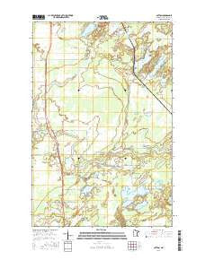 Cotton Minnesota Current topographic map, 1:24000 scale, 7.5 X 7.5 Minute, Year 2016