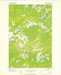 Cotton Minnesota Historical topographic map, 1:24000 scale, 7.5 X 7.5 Minute, Year 1956