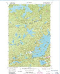 Crab Lake Minnesota Historical topographic map, 1:24000 scale, 7.5 X 7.5 Minute, Year 1956