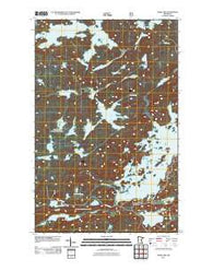 Crab Lake Minnesota Historical topographic map, 1:24000 scale, 7.5 X 7.5 Minute, Year 2011