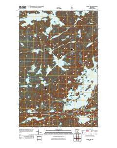 Crab Lake Minnesota Historical topographic map, 1:24000 scale, 7.5 X 7.5 Minute, Year 2011