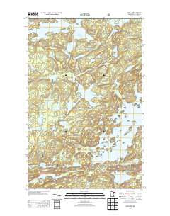 Crab Lake Minnesota Historical topographic map, 1:24000 scale, 7.5 X 7.5 Minute, Year 2013