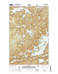 Crab Lake Minnesota Current topographic map, 1:24000 scale, 7.5 X 7.5 Minute, Year 2016