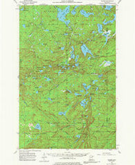 Cramer Minnesota Historical topographic map, 1:62500 scale, 15 X 15 Minute, Year 1955