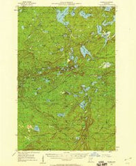 Cramer Minnesota Historical topographic map, 1:62500 scale, 15 X 15 Minute, Year 1955