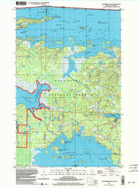 Cranberry Bay Minnesota Historical topographic map, 1:24000 scale, 7.5 X 7.5 Minute, Year 1999