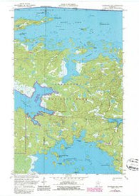 Cranberry Bay Minnesota Historical topographic map, 1:24000 scale, 7.5 X 7.5 Minute, Year 1969